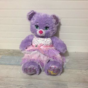 Build a Bear BAB Disney Frozen ANNA with Dress Plush Purple
